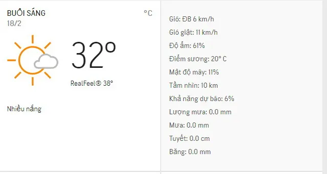 Dự báo thời tiết TPHCM hôm nay