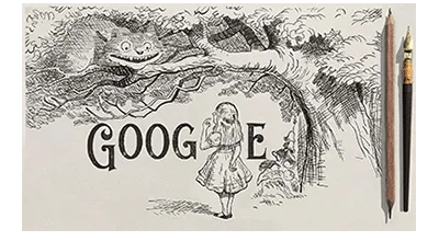 Google Doodle vinh danh họa sĩ minh họa ‘Alice in Wonderland’