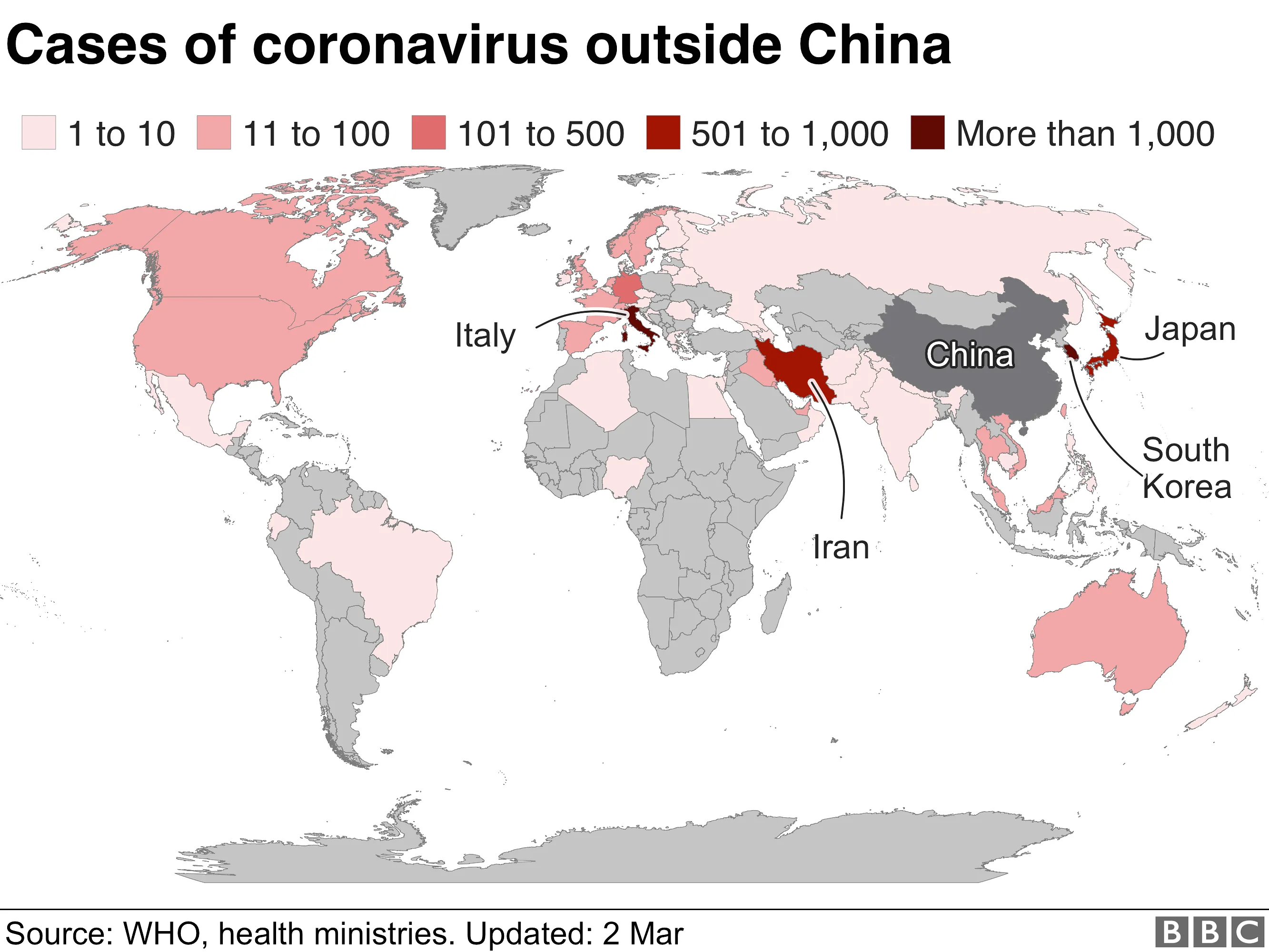Covid-19: Số người chết trên toàn cầu vượt quá 3.000 người, cả thế giới lao đao chống dịch 