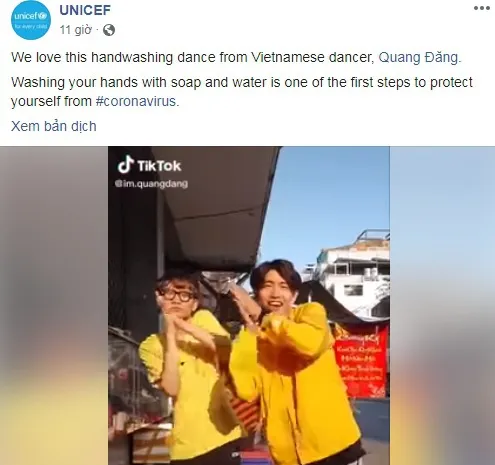UNICEF, Billboard chia sẻ và dành lời khen ngợi cho "Ghen Cô Vy" cùng vũ điệu rửa tay của Việt Nam  