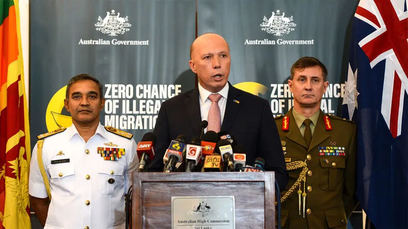 Bộ trưởng Nội vụ Australia Peter Dutton 