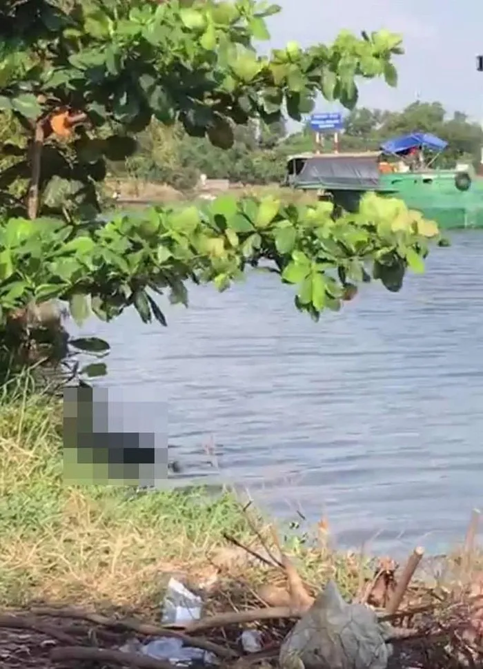 Khu vực sông Sài Gòn nơi người dân phát hiện thi thể 2 người đàn ông