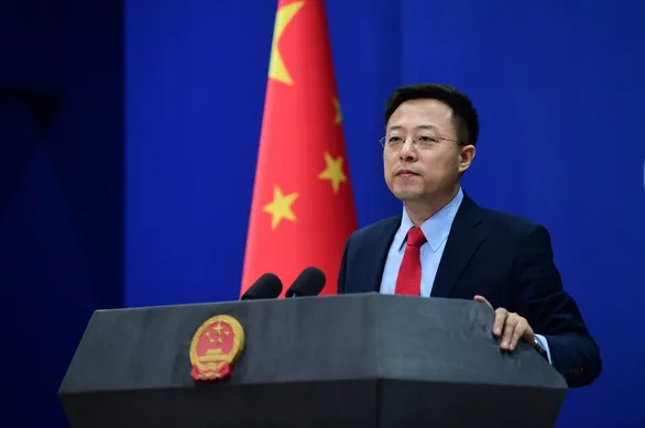 Phát ngôn viên Bộ Ngoại giao Trung Quốc Triệu Lập Kiên 