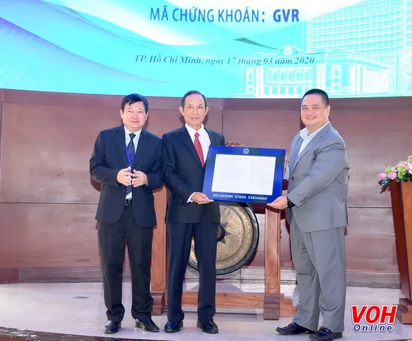 Tập đoàn Công nghiệp Cao su Việt Nam chính thức niêm yết cổ phiếu GVR