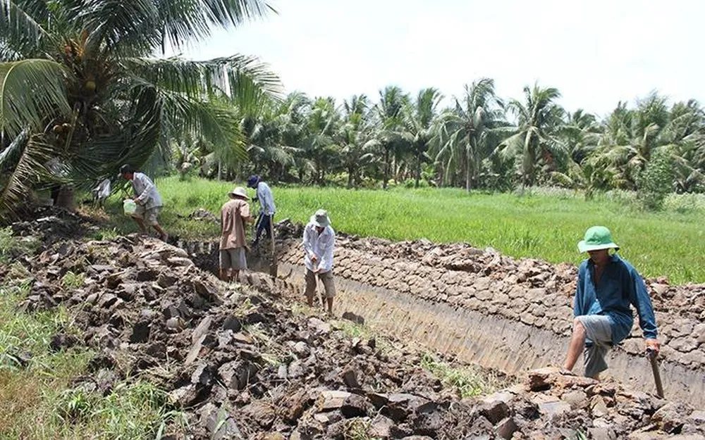 xâm nhập mặn, hạn hán bến tre