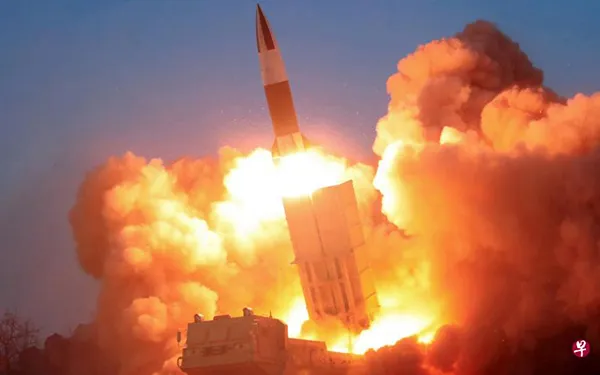 Hình ảnh vụ thử tên lửa của Triều Tiên 
