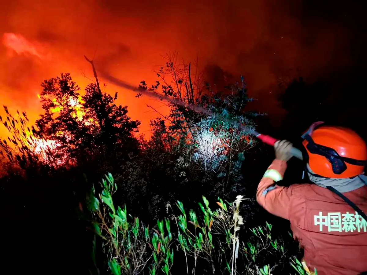 Trung Quốc: 19 người thiệt mạng vì cháy rừng ở tỉnh Tứ Xuyên 