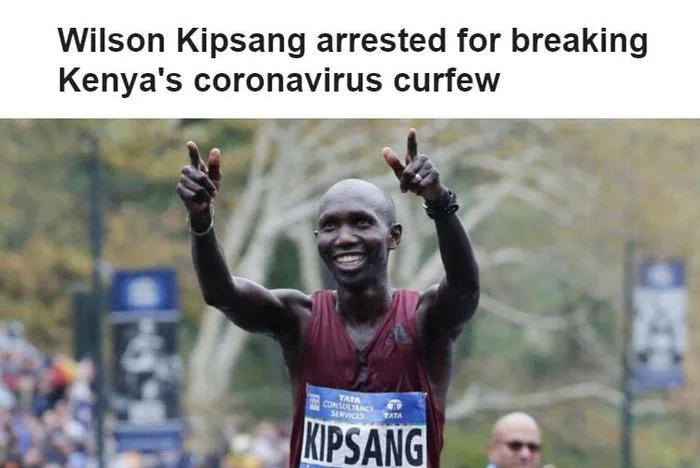 Cựu nhà vô địch thế giới Marathon bị bắt vì vi phạm lệnh phòng chống dịch Covid-19