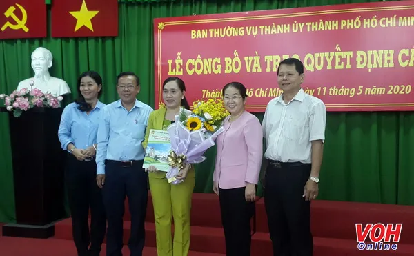 Lễ công bố và trao quyết định Bà Nguyễn Thanh Xuân giữ chức Chủ tịch Hội Nông dân Thành phố Hồ Chí Minh khóa X, nhiệm kỳ 2018-2023