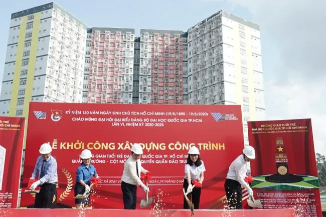 Khởi công xây dựng Không gian Tuổi trẻ ĐHQG-HCM