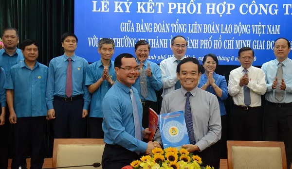 Tổng Liên đoàn Lao động Việt Nam, Thành ủy TPHCM, ký kết hợp tác