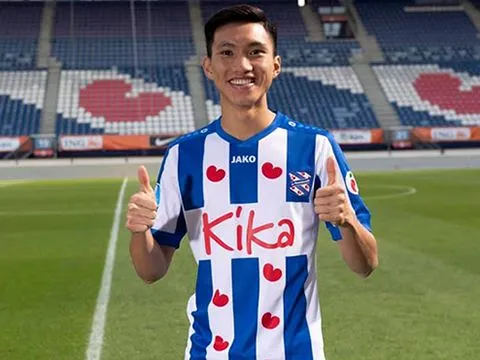Văn Hậu chỉ có thể ra sân cho CLB Hà Nội từ vòng 15 V-League