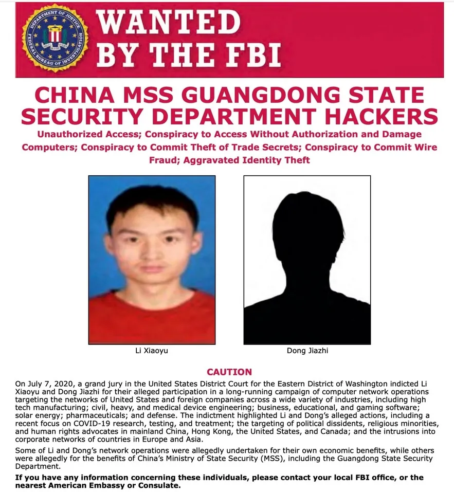 Mỹ truy tố hacker người Trung Quốc đánh cắp nghiên cứu về Covid-19  