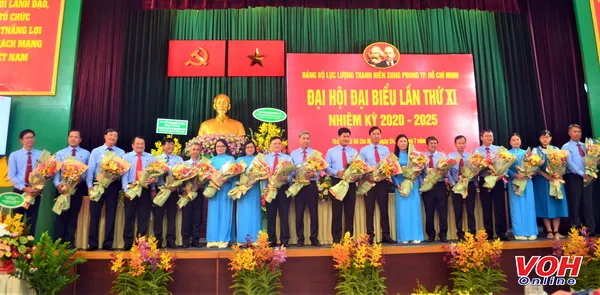 19 nhân sự trong Ban chấp hành Đảng bộ Lực lượng TNXP TPHCM, nhiệm kỳ 2020 - 2025 ra mắt Đại hội.