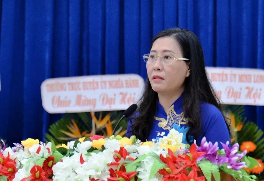 Đồng chí Bùi Thị Quỳnh Vân được bầu giữ chức Bí thư Tỉnh ủy Quảng Ngãi.