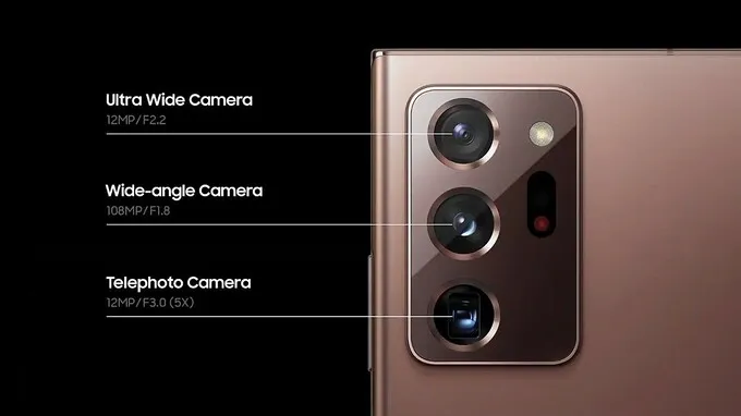 Cụm camera của Samsung Galaxy Note 20 Ultra