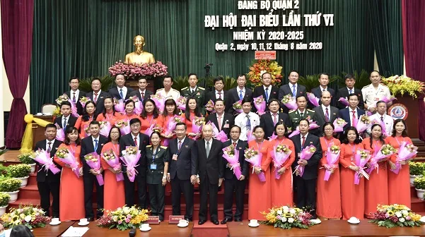 Đồng chí Nguyễn Phước Hưng, Bí thư Quận ủy quận 2, ngày 12 tháng 8 nanwm 2020