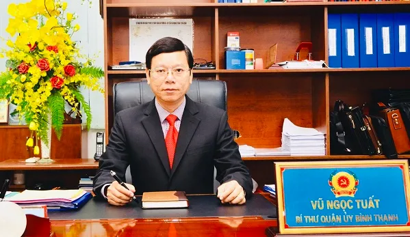 Ông Vũ Ngọc Tuất, bí thư quận ủy Bình Thạnh, ngày 13 tháng 8 năm 2020