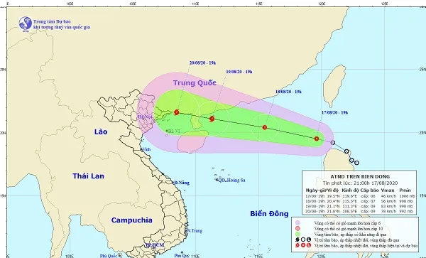 áp thấp nhiệt đới, thời tiết