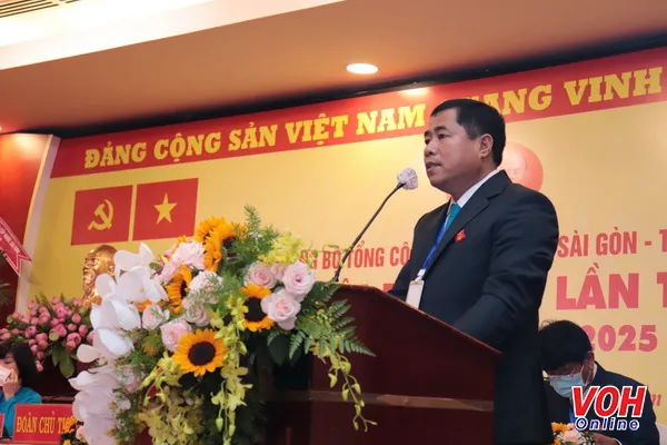 Đại biểu Đảng bộ Tổng Công ty cấp nước Sài Gòn