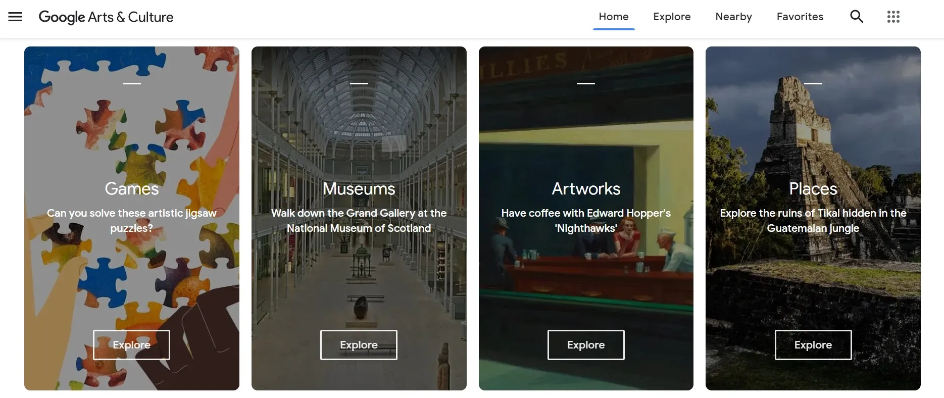 Sử dụng Google Arts đề có nhiều tài nguyên thuyết trình hơn