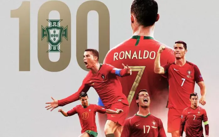 Cristiano Ronaldo tạo cột mốc mớt trong màu áo tuyển quốc gia