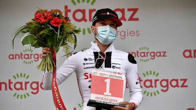 Marc Hirschi về nhất chặng 12 giải xe đạp Tour de France 2020.