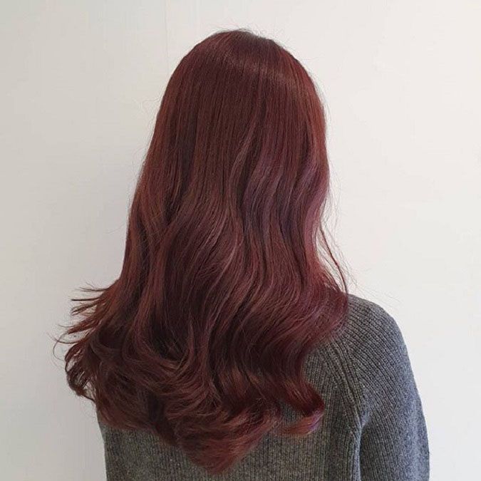 Những kiểu tóc màu nâu đỏ đẹp tự nhiên giúp tôn da sáng trẻ trung