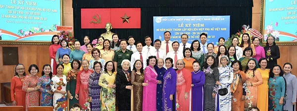 Quận 10 kỷ niệm 90 năm Ngày thành lập Hội Liên hiệp Phụ nữ Việt Nam