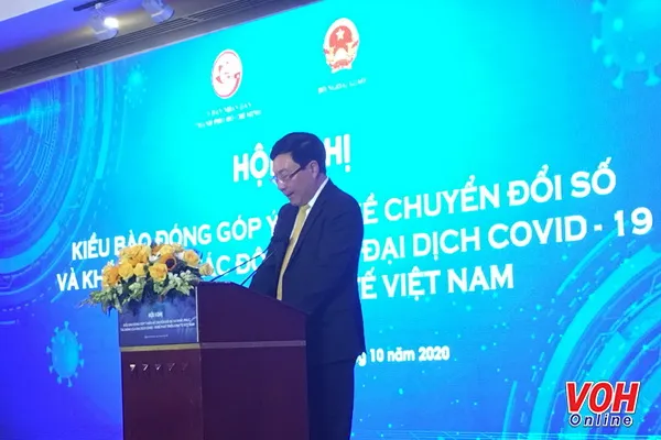 Phó Thủ tướng Phạm Bình Minh, Bộ trưởng Ngoại giao phát biểu tại hội nghị