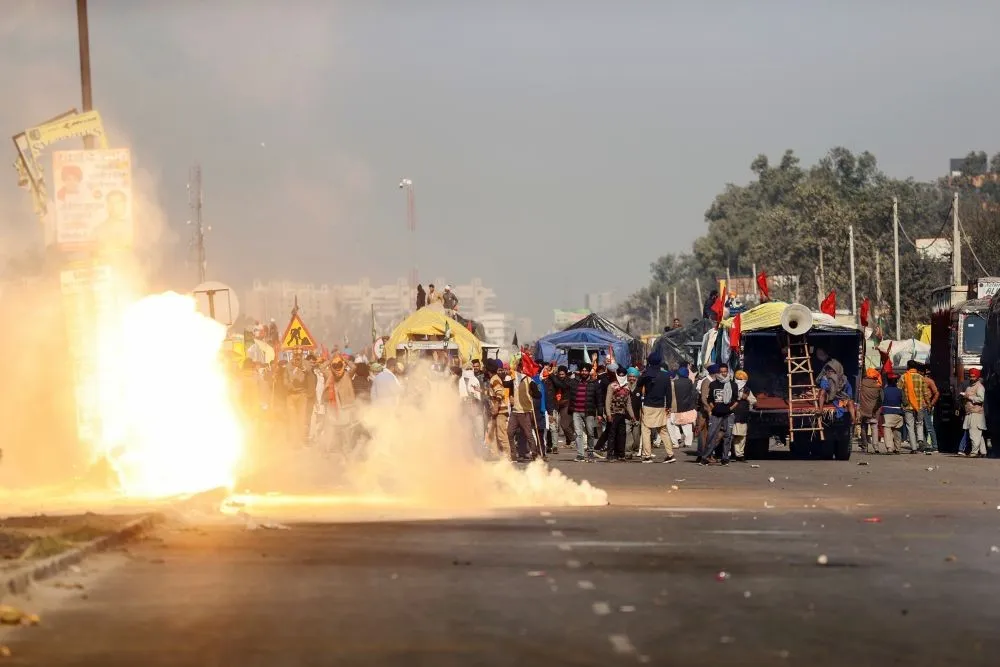 Ấn Độ: Nông dân xô xát với cảnh sát vì biểu tình phản đối chính sách mới 