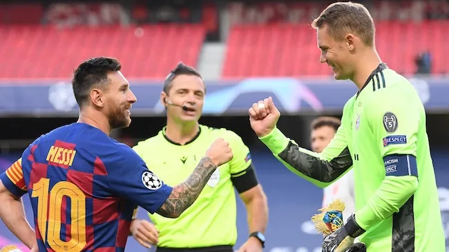Messi gặp lại Neuer tại vòng 1/8 Champions League 2021?