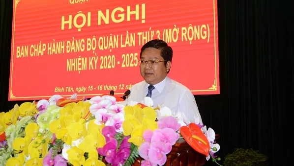 Hội nghị Ban chấp hành Đẳng bộ, Bình Tân, ngày 15 tháng 12 năm 2020