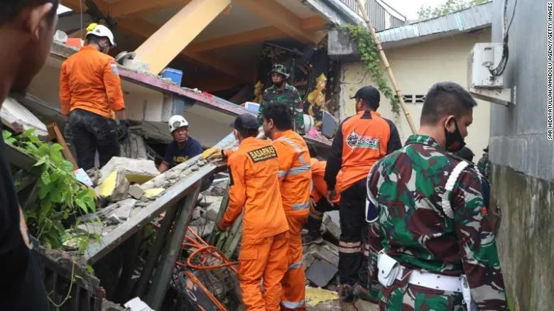 động đất, indonesia, voh.com.vn