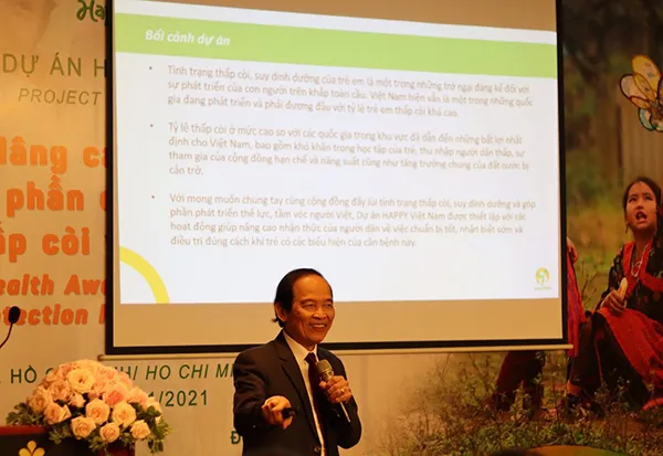 Dự án Happy Việt Nam chung tay đẩy lùi thấp còi, suy dinh dưỡng triển khai tại 7 tỉnh thành 1