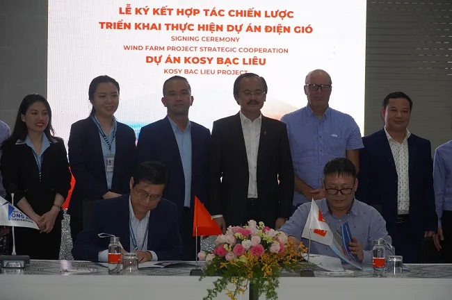 Chính thức ký kết hợp tác chiền lược triển khai thực hiện các dự án điện gió tại Việt Nam và dự án Kosy Bạc Liêu 1