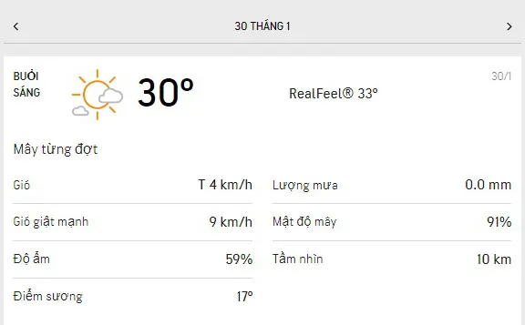 Dự báo thời tiết TPHCM hôm nay 30/1 và ngày mai 31/1/2021: trời có mây, nắng dịu - lượng tia UV ở mức trung bình 1