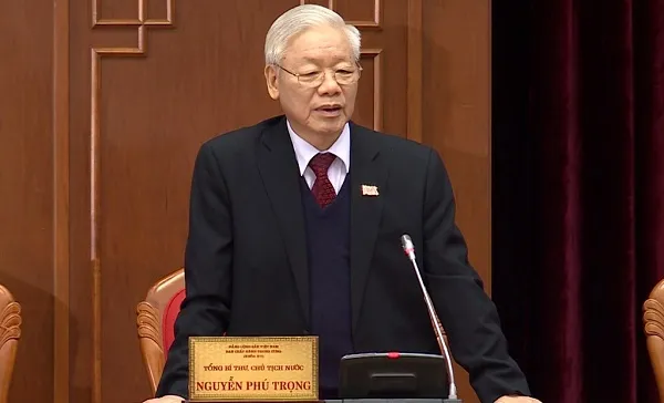 Đồng chí Nguyễn Phú Trọng, Tổng bí thư, ngày 31 tháng 1 năm 2021