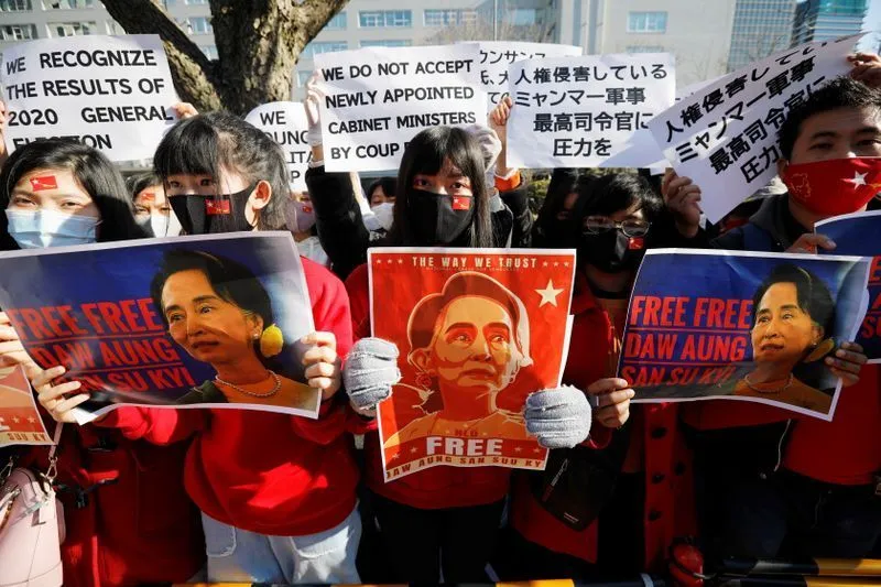 Nhật Bản: Hàng ngàn người ở Tokyo xuống đường phản đối cuộc đảo chính Myanmar