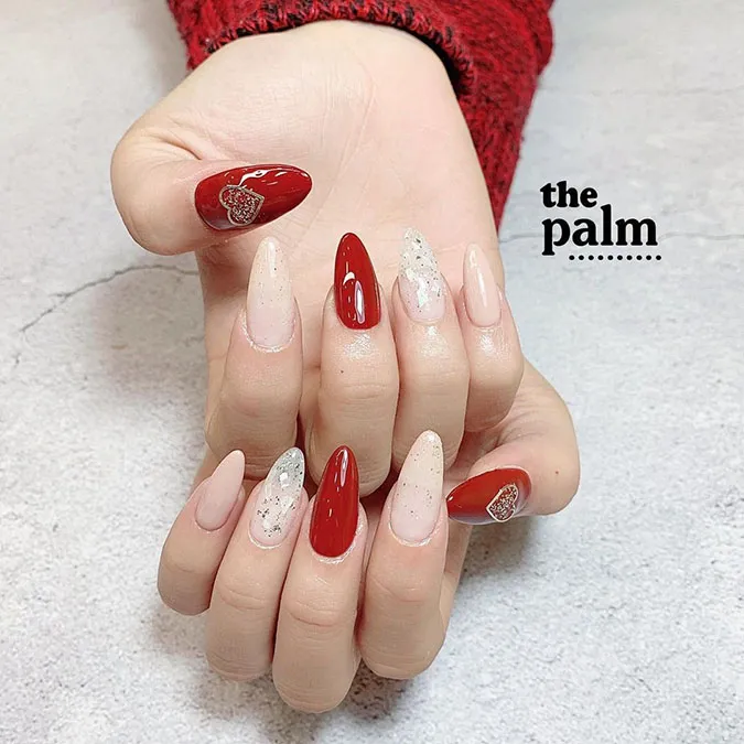 Những mẫu nail Tết đẹp giúp bàn tay thêm xinh xắn, ‘chanh sả’ 42