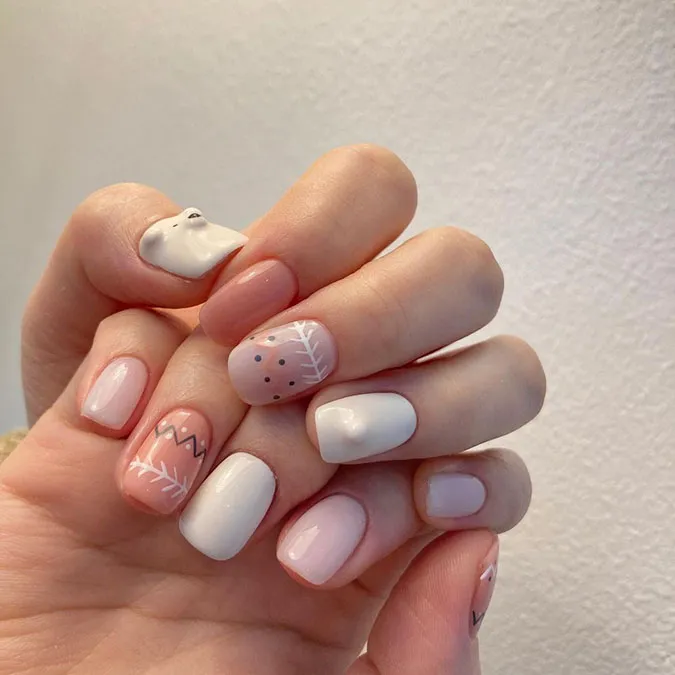 Những mẫu nail Tết đẹp giúp bàn tay thêm xinh xắn, ‘chanh sả’ 50