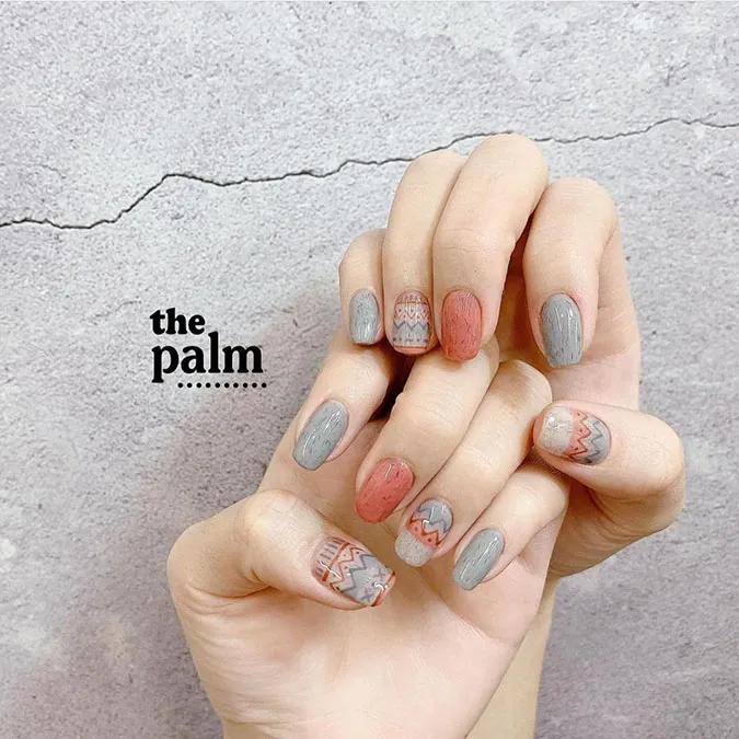 Những mẫu nail Tết đẹp giúp bàn tay thêm xinh xắn, ‘chanh sả’ 51