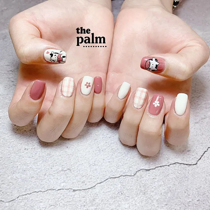 Những mẫu nail Tết đẹp giúp bàn tay thêm xinh xắn, ‘chanh sả’ 70
