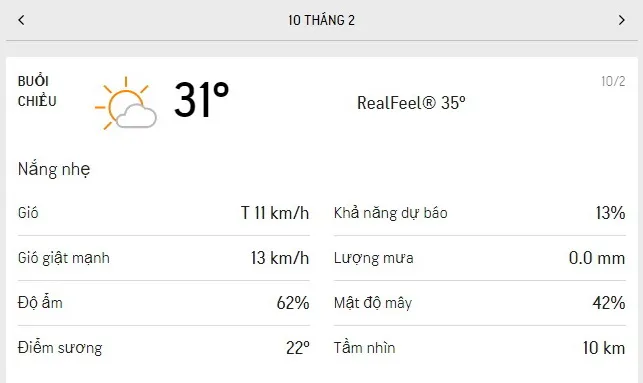 Dự báo thời tiết TPHCM hôm nay 10/2 và ngày mai 11/2/2021: trời có mây, dịu nắng - lượng tia UV trung bình 2