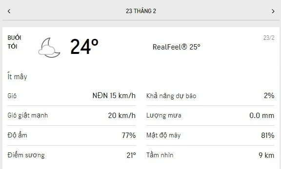Dự báo thời tiết TPHCM hôm nay 23/2 và ngày mai 24/2/2021: trời có nắng dịu - buổi tối có trăng non 3