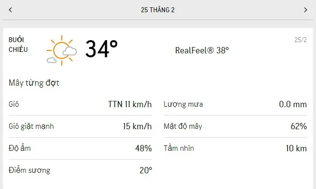 Dự báo thời tiết TPHCM hôm nay 24/2 và ngày mai 25/2/2021: buổi sáng nhiều mây, buổi chiều có nắng 5