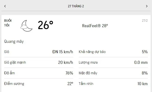 Dự báo thời tiết TPHCM hôm nay 27/2 và ngày mai 28/2/2021: nhiều nắng nóng, nhiệt độ cao nhất 33-34 3