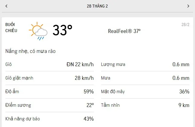 Dự báo thời tiết TPHCM hôm nay 28/2 và ngày mai 1/3/2021: nhiều nắng, khả năng có mưa rào nhỏ rải rá 2