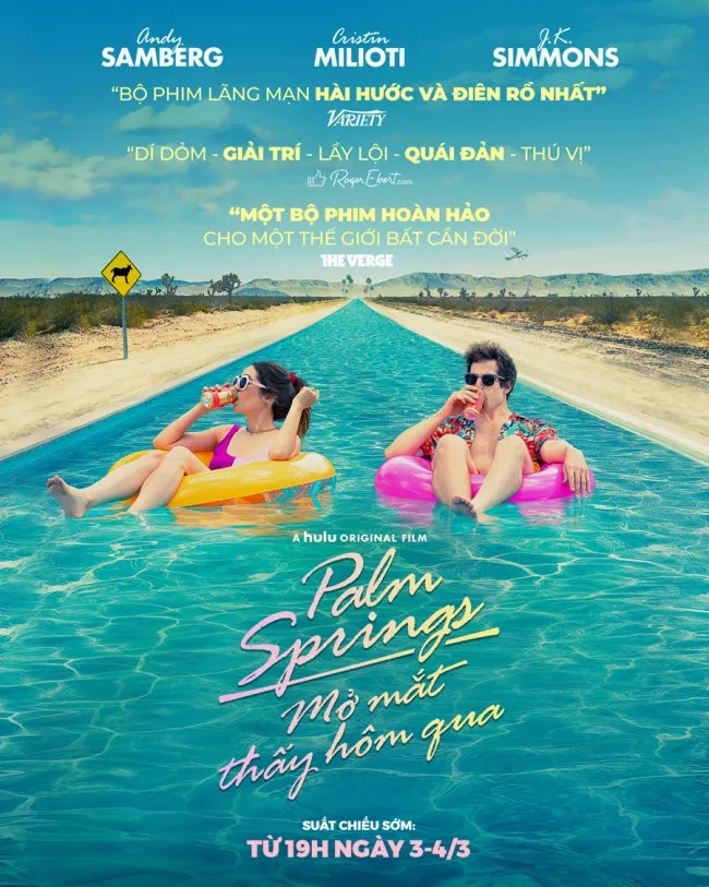 Palm Springs: Mở Mắt Thấy Hôm Qua - Bộ phim hài hước về vòng lặp thời gian đổ bộ rạp Việt 1