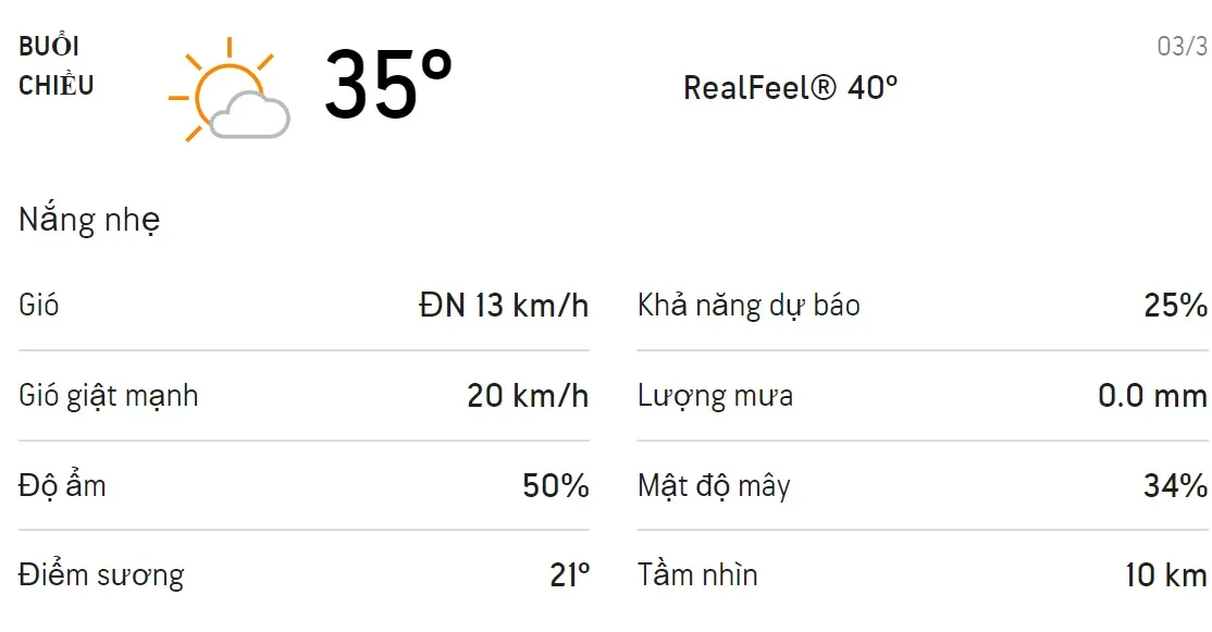 Dự báo thời tiết TPHCM hôm nay 2/3 và ngày mai 3/3/2021: Buổi trưa có chỉ số UV rất cao 8-10 5